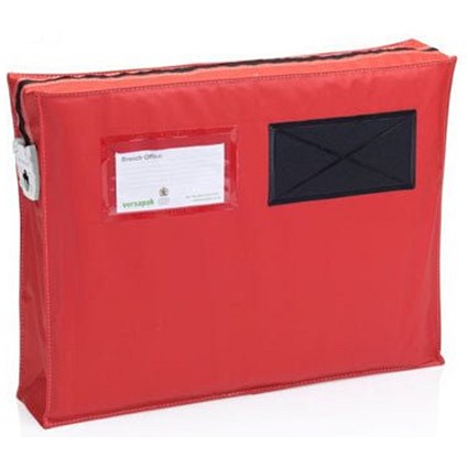 Versapak Medium Gusset Mailing Pouch, 406x305x75mm, Red