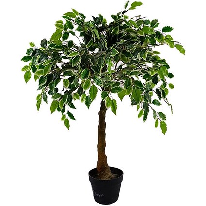 Fixtures Artificial Green Ficus Tree, 100cm