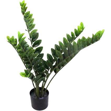 Fixtures Artificial Green Zamioculcas Zamiifolia Tree, 100cm