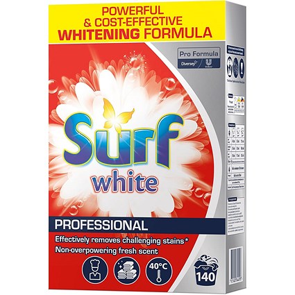 Surf Pro-Formula White Washing Powder, 140 Washes