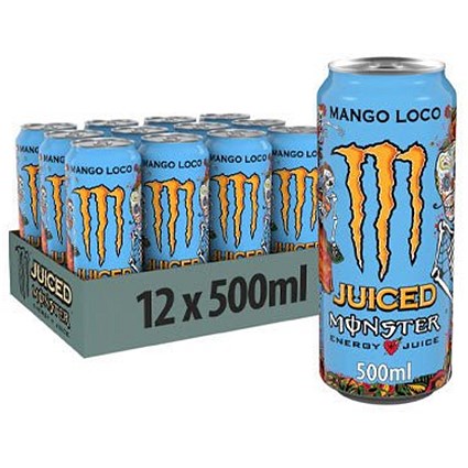 Monster Energy Mango Loco, 12x500ml Cans