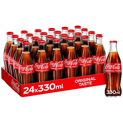 Coca-Cola, 24x330ml Glass Bottles