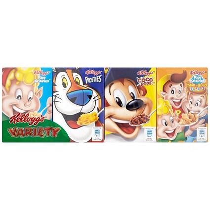 Kellogg's Cereal Variety Pack, 196g, Pack of 8