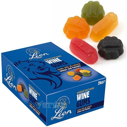 Lion Famous Original Wine Gums, 2kg Box