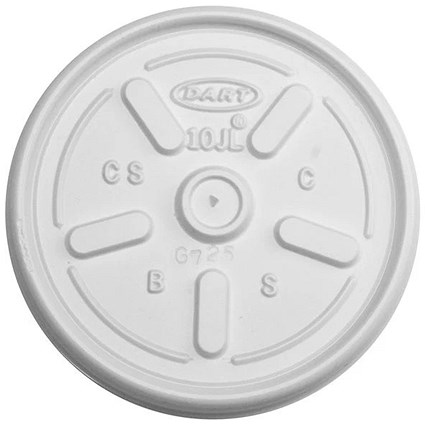 Dart Vented Lids, For 284ml Cups, Pack of 100