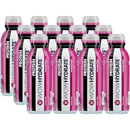 Wow Hydrate Sugar Free Summer Fruits Protein & Vitamin Water, 12 x 500ml Bottles