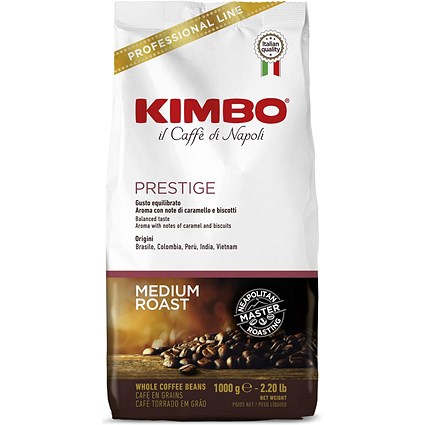 Kimbo Prestige Italian Coffee Beans, 1kg