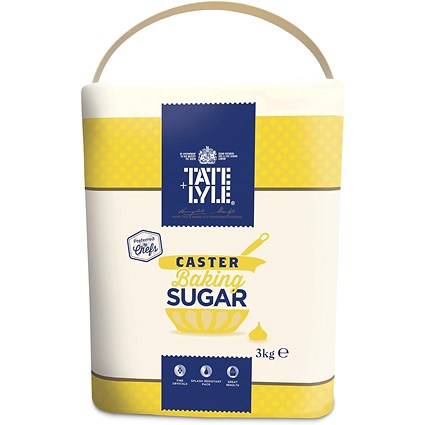 Tate & Lyle Pure Cane Caster Sugar, 3kg