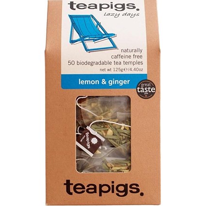 Teapigs Lemon & Ginger Tea Bags Pack of 50