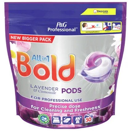 Bold 2 in 1 Lavendar & Camomile Liquitabs, Pack of 50