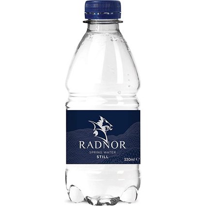 Radnor Hills Still Water, Plastic Bottles, 330ml, Pack of 24