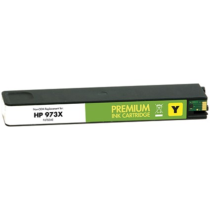 Q-Connect HP 973X PageWide Yellow High Yield Ink Cartridge F6T83AE-COMP