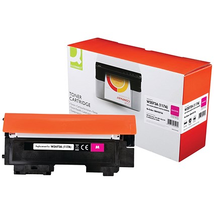 Q-Connect HP W2073A 117A Toner Cartridge Magenta W2073A-COMP