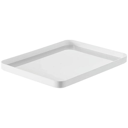 SmartStore Compact Large Container Lid, White, Pack of 4