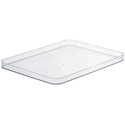 SmartStore Compact Large Container Lid, Clear, Pack of 4