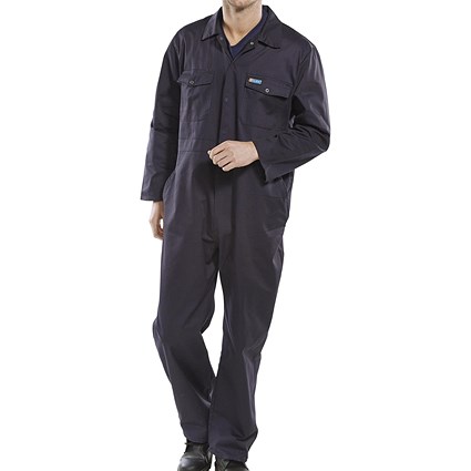 Beeswift Boilersuit, Navy Blue, 34