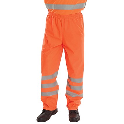 Beeswift Pu Overtrousers, Orange, 3XL