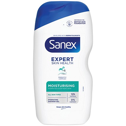 Sanex Dermo Moisturising Shower Gel, 415ml, Pack of 6