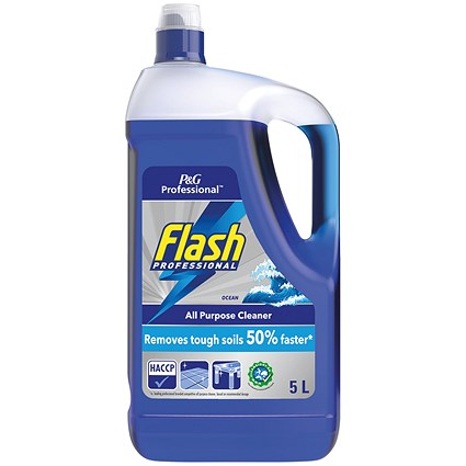 Flash Professional All Purpose Cleaner, Ocean, 5 Litres, Pack of 2