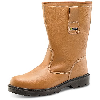 Beeswift Rigger Unlined Boots, Tan, 8