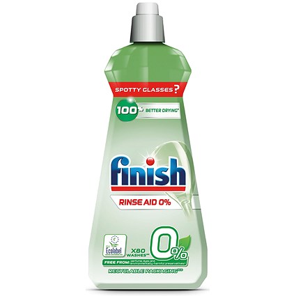 Finish Dishwasher Rinse Aid, 400ml, Pack of 12