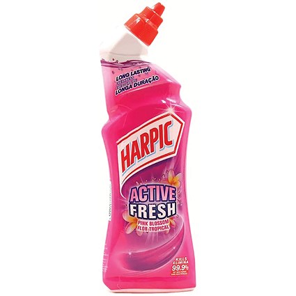 Harpic Active Fresh Toilet Cleaner Gel, Blossom, 750ml, Pack of 12