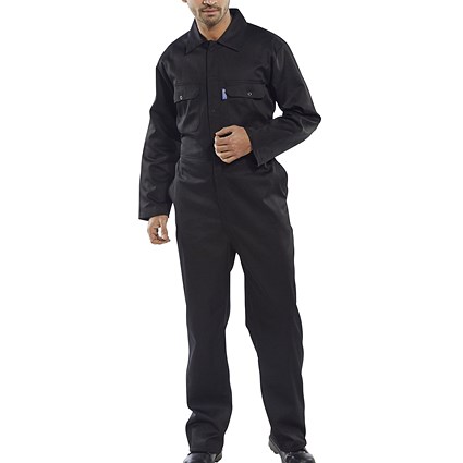 Beeswift Regular Boilersuit, Black, 40