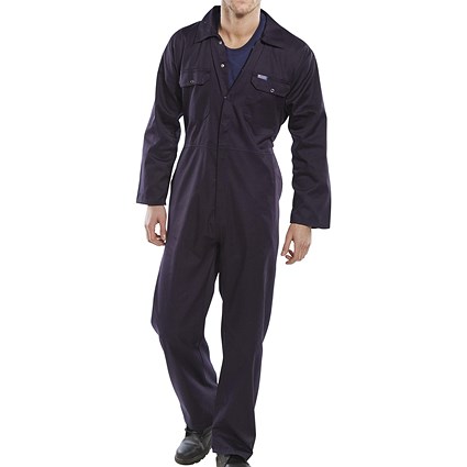 Beeswift Regular Boilersuit, Navy Blue, 48