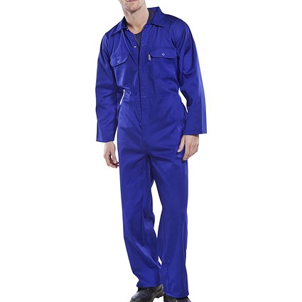 Beeswift Regular Boilersuit, Royal Blue, 38