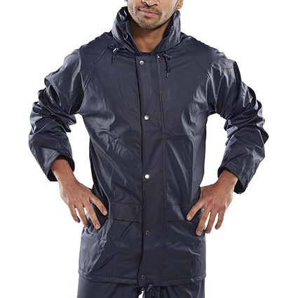 Beeswift Super B-Dri Jacket, Navy Blue, Large