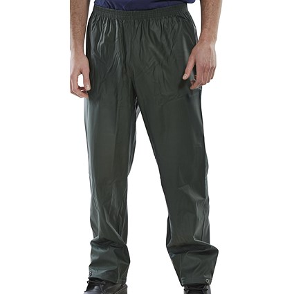 Beeswift Super B-Dri Trousers, Olive Green, Medium