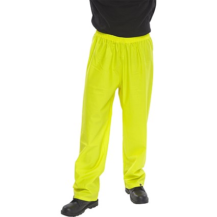 Beeswift Super B-Dri Trousers, Saturn Yellow, Small