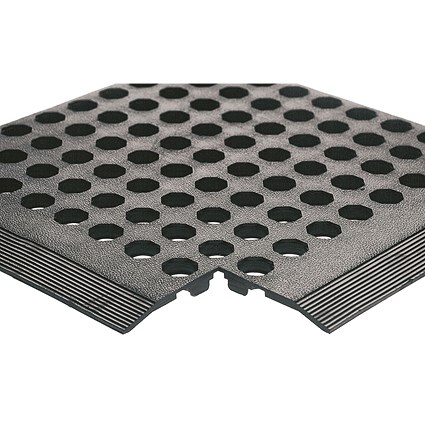 Rubber Black Worksafe Mat (3 Pack)