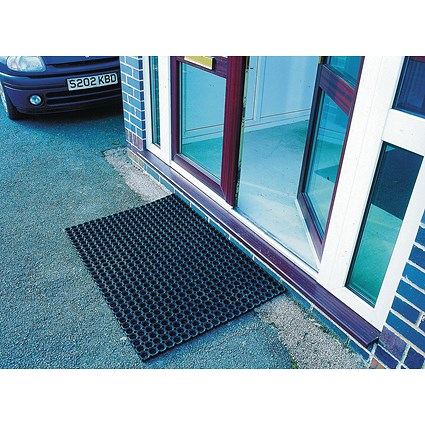 Rubber Ring Mat 1000X1500mm Black