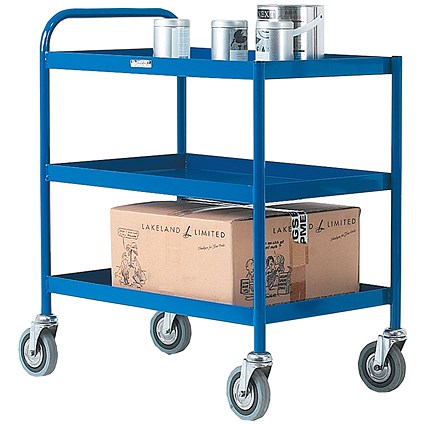 General 3 Tier Blue Purpose Trolley 331493