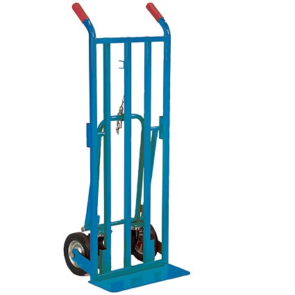 Blue 3 Position Handtruck 250kg Capacity Platform L1115xW470mm 354877