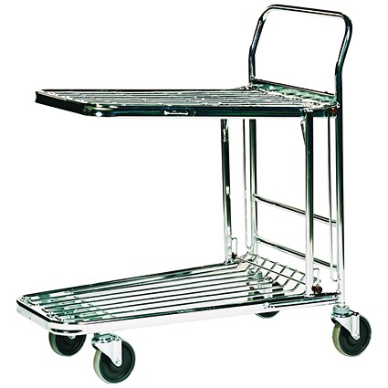 Stock Trolley Metallic Grey 373227