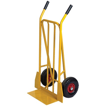 Yellow General Purpose Sack Truck Fixed Footplate 382849