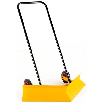 V-Blade Snow Pusher Plough, Yellow/Black