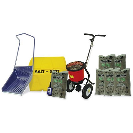 Car Park Winter Snow and Ice Clearance Kit, Small, Yellow