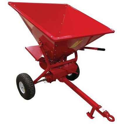 Towable Broadcast Salt Spreader, 160kg/128 Litre, Red