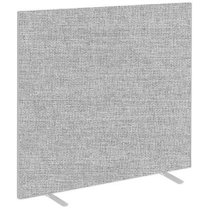 Impulse Plus Floor Screen, 1600x1650mm, Light Grey