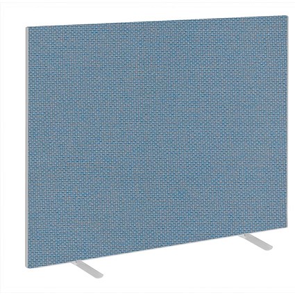 Impulse Plus Floor Screen, 1600x1500mm, Sky Blue