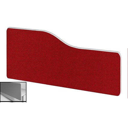 Impulse Plus Wave Backdrop Screen, 800x300mm, Burgundy