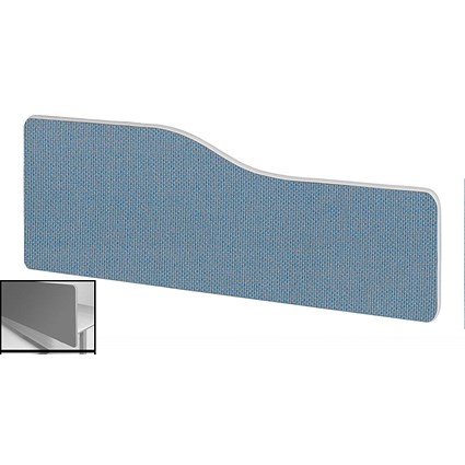 Impulse Plus Wave Backdrop Screen, 1000x300mm, Sky Blue