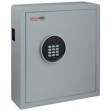 Securikey Electronic Key Safe 70 Key Cabinet Grey KZ070-ZE