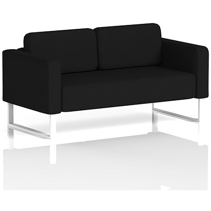 Brixworth 2 Seater Sofa, With White Legs, In X2 Fabric, Diameter