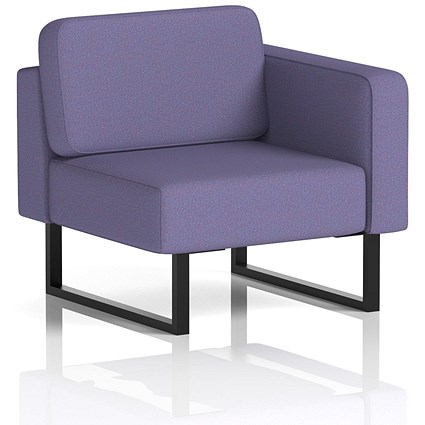 Brixworth Modular Seating Left Unit, With Black Legs, In Synergy Fabric, Order