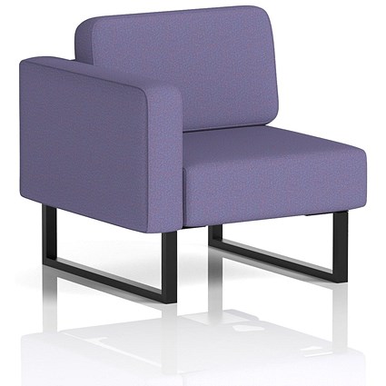 Brixworth Modular Seating Right Unit, With Black Legs, In Synergy Fabric, Order