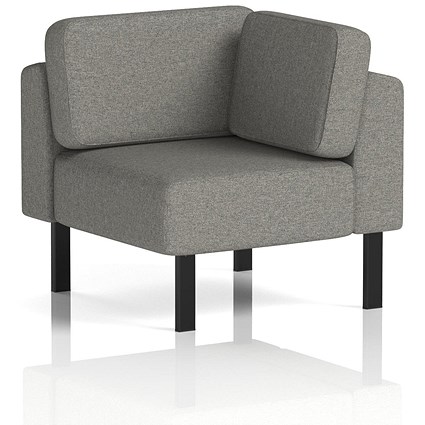 Brixworth Modular Seating Corner Unit, With Black Legs, In X2 Fabric, Number